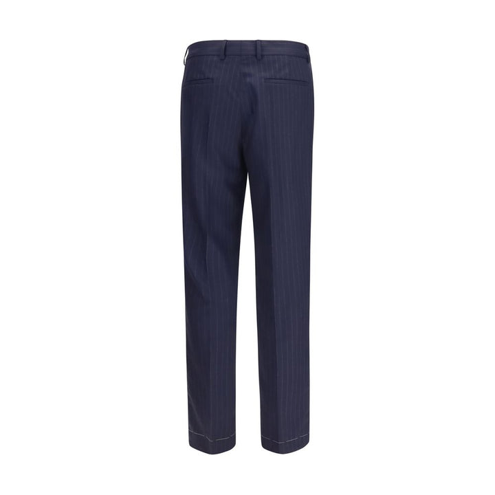 Brunello Cucinelli Blue Wool Oves Aries Dress Pants