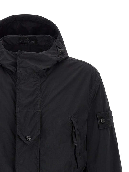 Stone Island Black Polyamide Shell Jacket