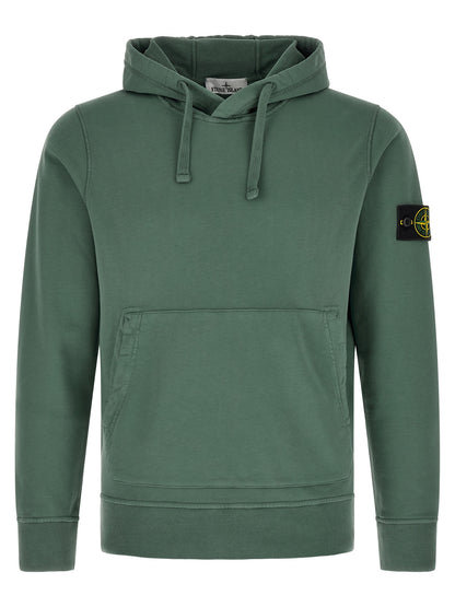 Stone Island Bicolor Cotton Sweatshirt