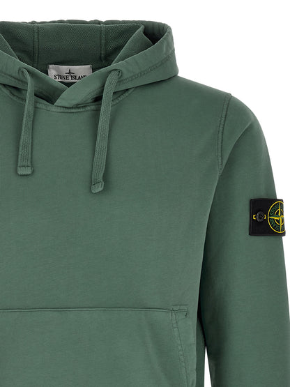 Stone Island Bicolor Cotton Sweatshirt