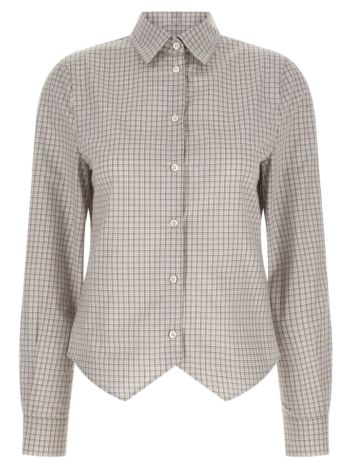 Maison Margiela Beige Cotton Blouse