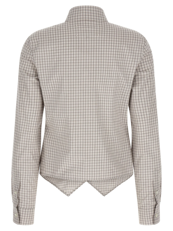 Maison Margiela Beige Cotton Blouse