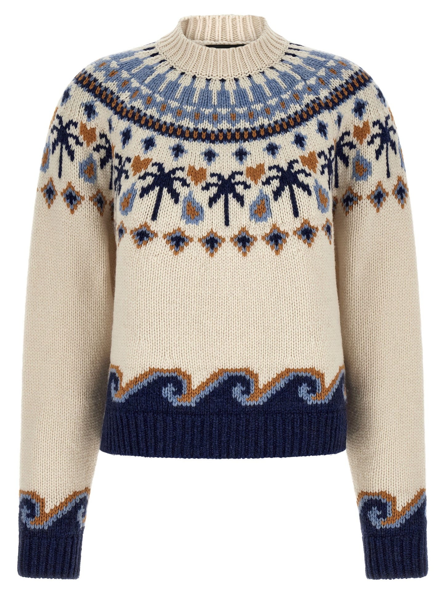 Alanui Multicolor Virgin Wool Cardigan