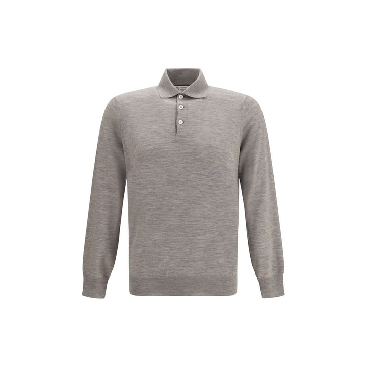 Brunello Cucinelli Gray Cashmere Sweatshirt