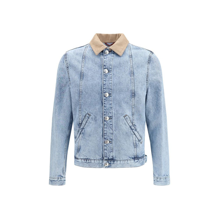 Brunello Cucinelli Blue Cotton Denim Jacket
