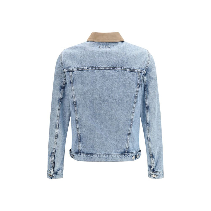 Brunello Cucinelli Blue Cotton Denim Jacket