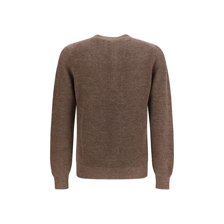 Brunello Cucinelli Brown Linen Sweatshirt