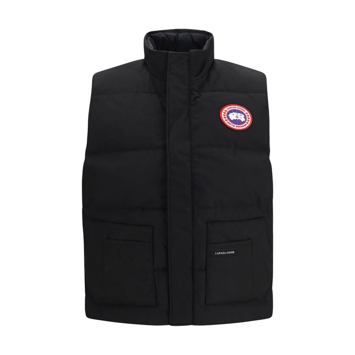 Canada Goose Black Recycled Polyester Sleeveless Jacket