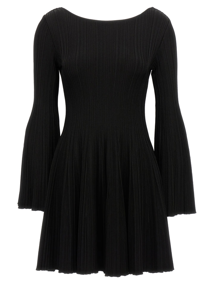 ANTONINO VALENTI Black Viscose Mini Skirt
