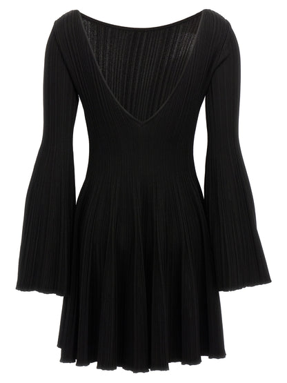 ANTONINO VALENTI Black Viscose Mini Skirt