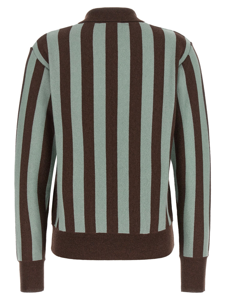 Alberto Biani Multicolor Cashmere Polo Shirt