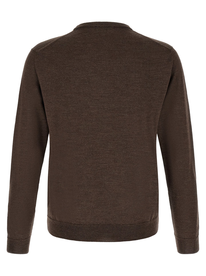 ZANONE Brown Virgin Wool Cardigan