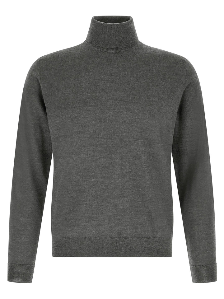 ZANONE Gray Virgin Wool Cardigan