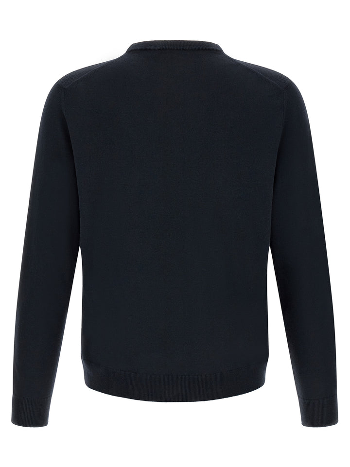 ZANONE Blue Virgin Wool Cardigan