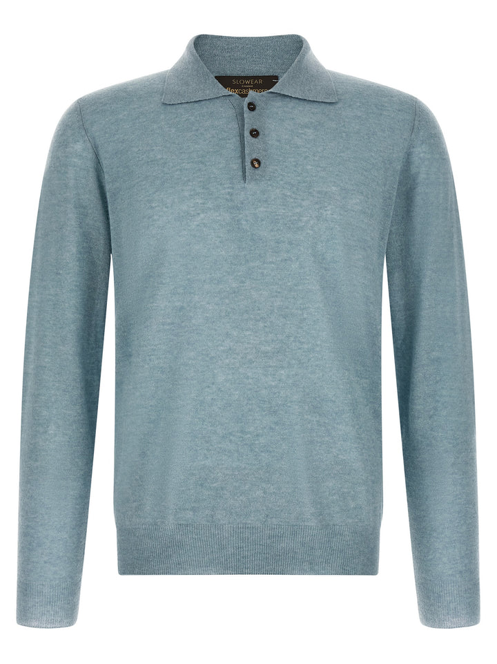 ZANONE Blue Cashmere Cardigan