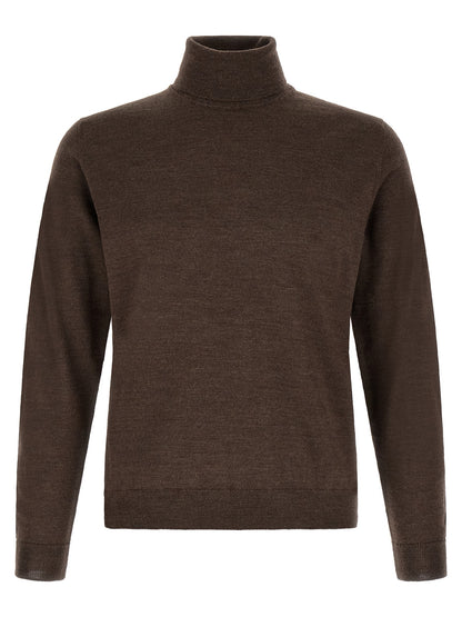 ZANONE Brown Virgin Wool Cardigan