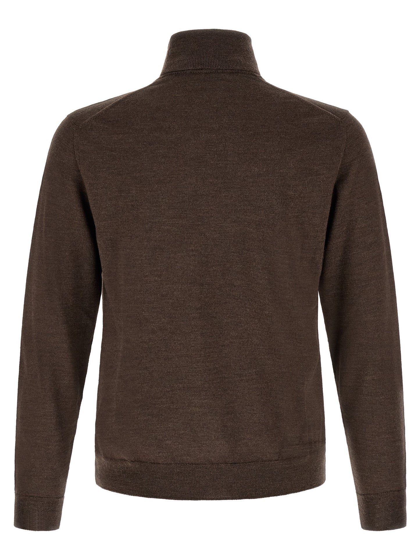 ZANONE Brown Virgin Wool Cardigan