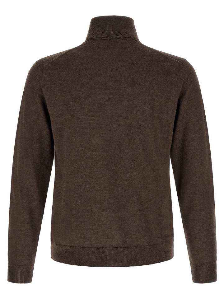 ZANONE Brown Virgin Wool Cardigan