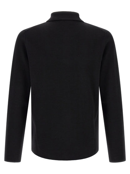 ZANONE Black Virgin Wool Cardigan