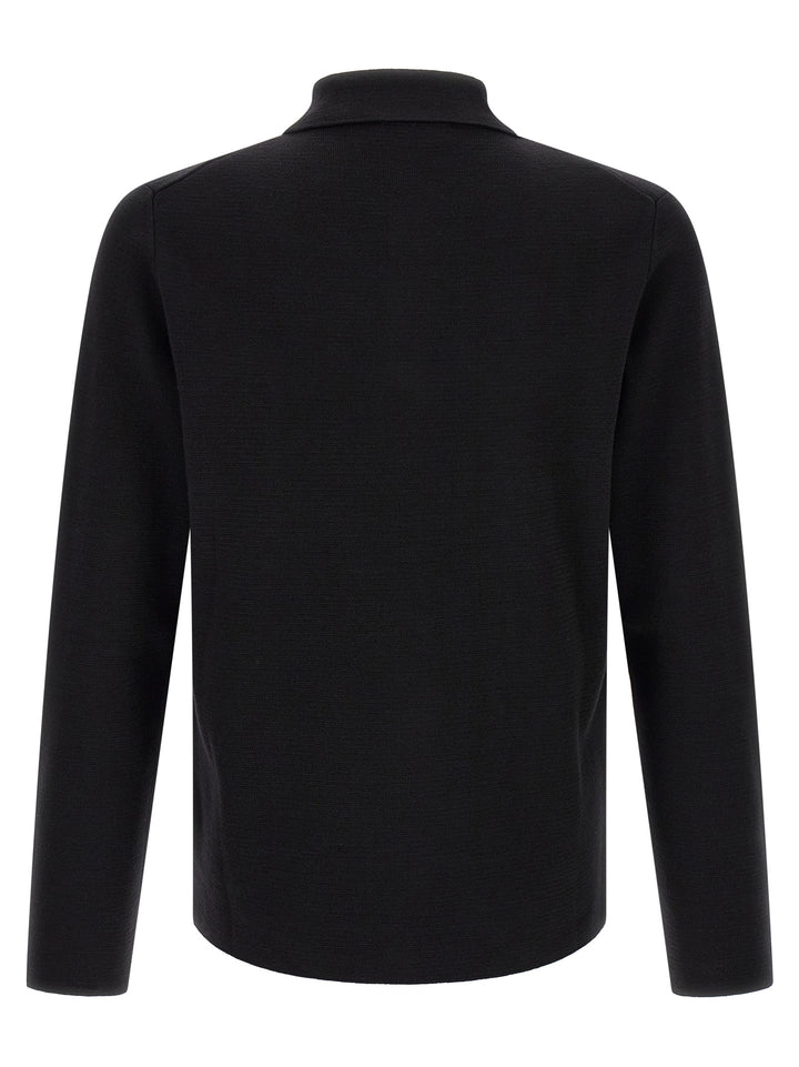 ZANONE Black Virgin Wool Cardigan
