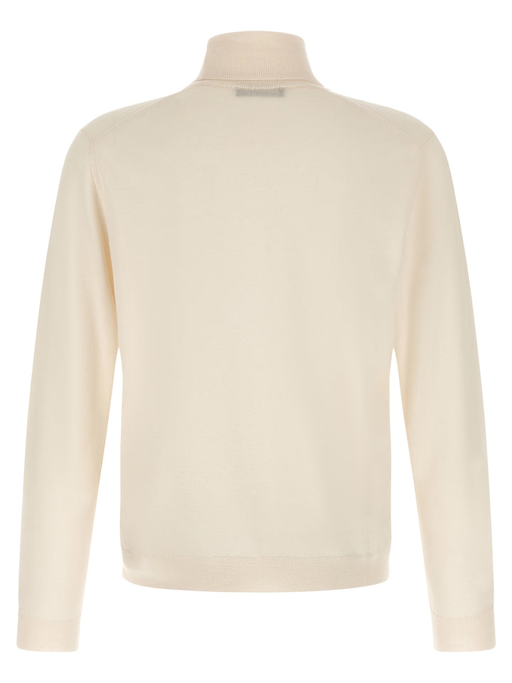 ZANONE White Virgin Wool Cardigan