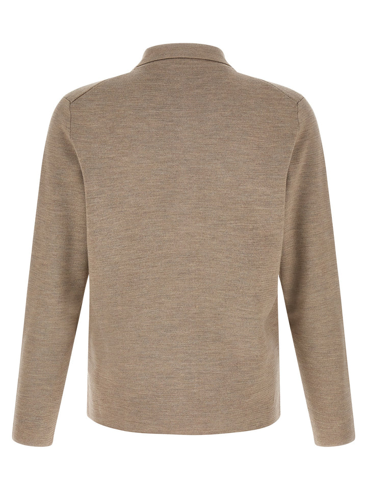 ZANONE Beige Virgin Wool Cardigan