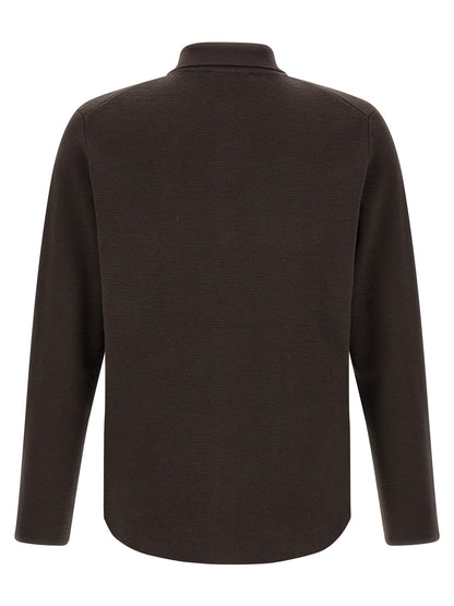 ZANONE Brown Virgin Wool Cardigan