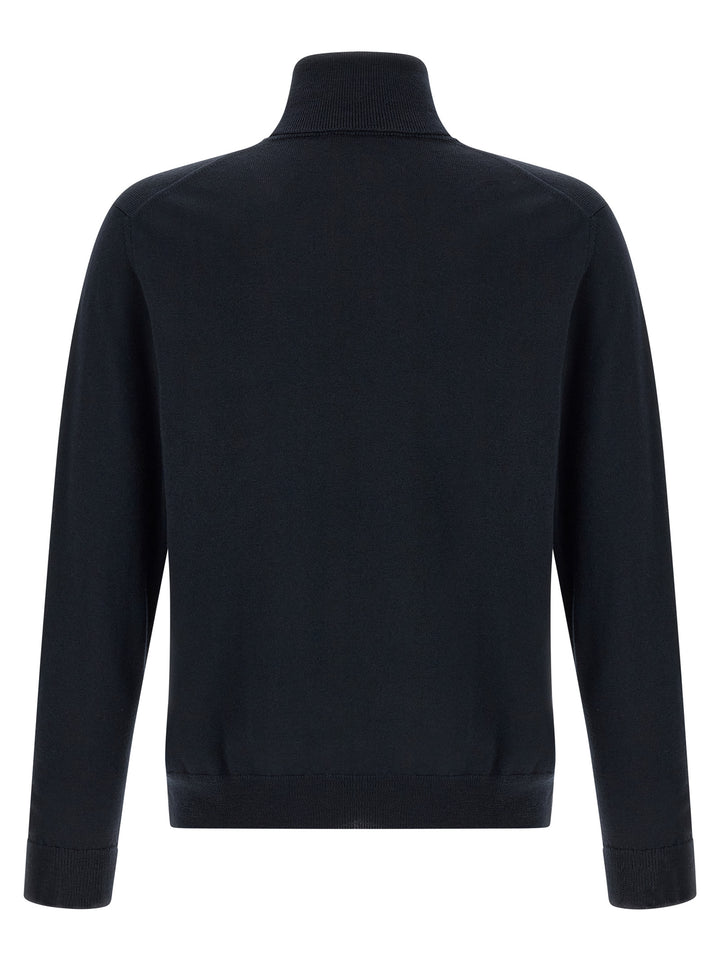 ZANONE Blue Virgin Wool Cardigan