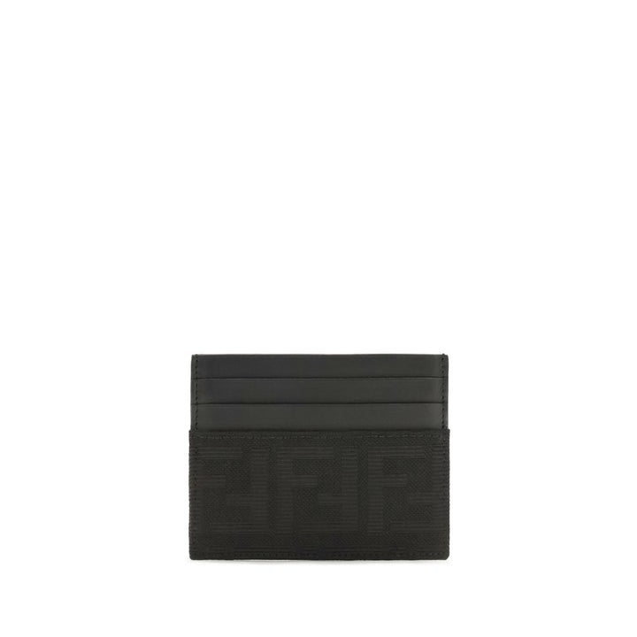 Fendi Black Polyester Wallet