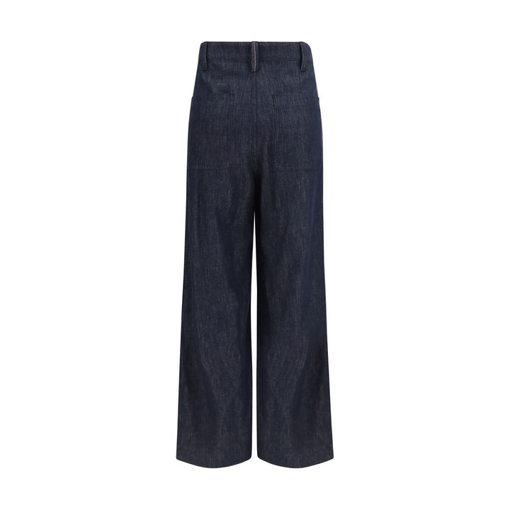 Brunello Cucinelli Blue Cotton Jeans Denim