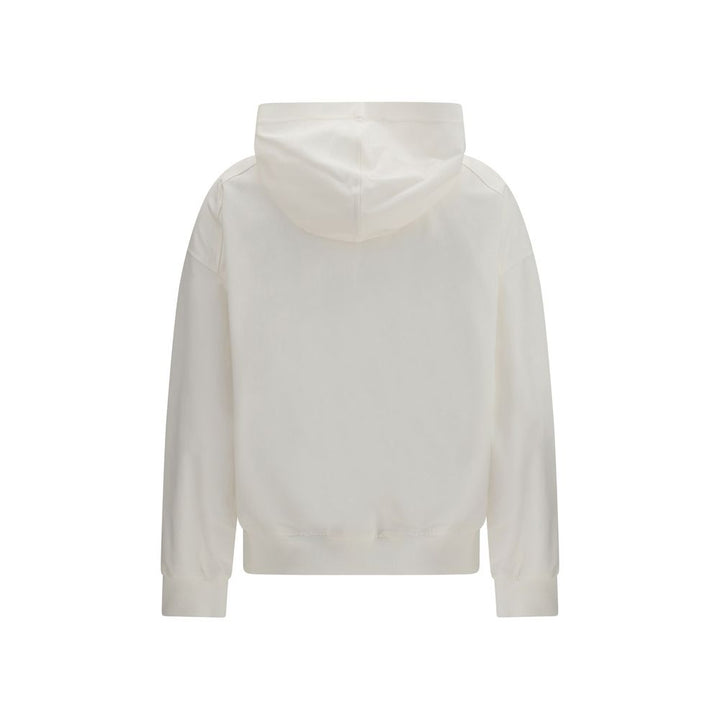 Brunello Cucinelli White Cotton Sweatshirt
