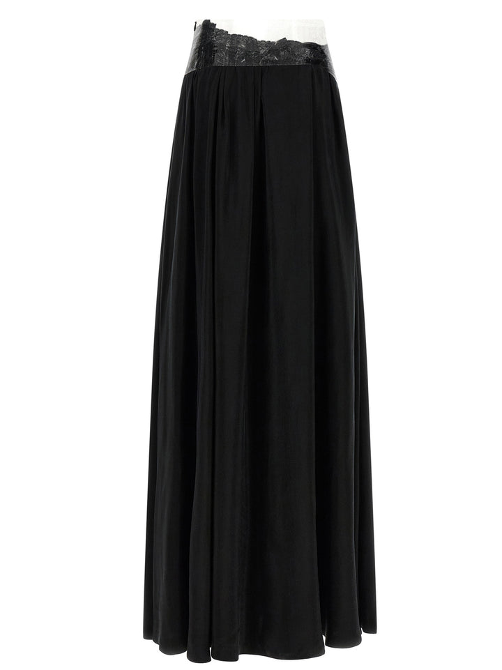 Maison Margiela Black Copper Mini Skirt