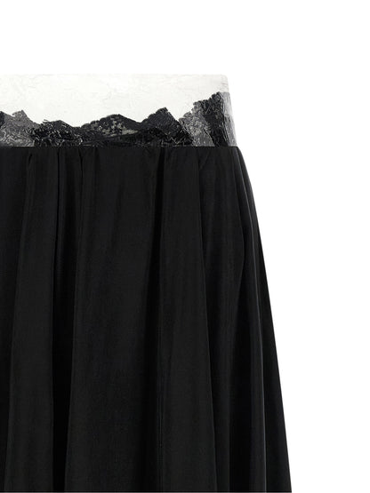 Maison Margiela Black Copper Mini Skirt