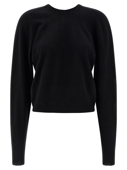 Maison Margiela Black Virgin Wool Cardigan