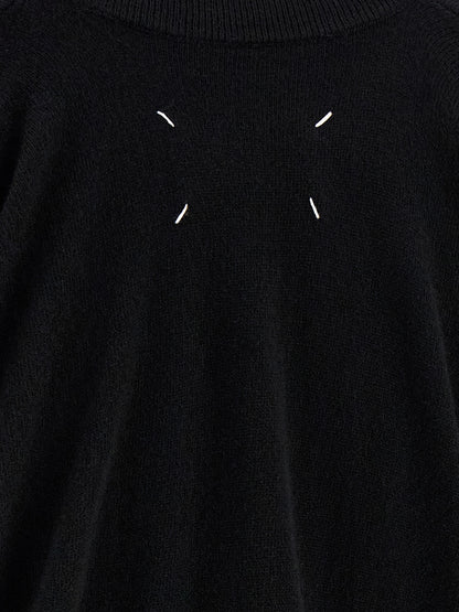 Maison Margiela Black Virgin Wool Cardigan
