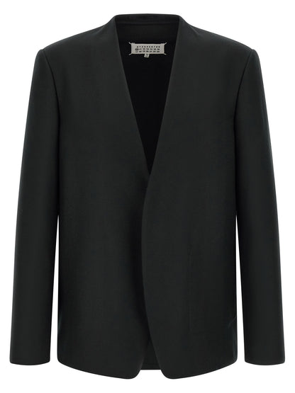 Maison Margiela Black Virgin Wool Blazer