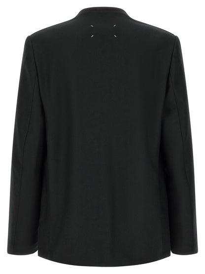 Maison Margiela Black Virgin Wool Blazer