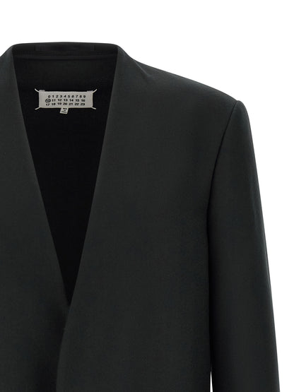 Maison Margiela Black Virgin Wool Blazer
