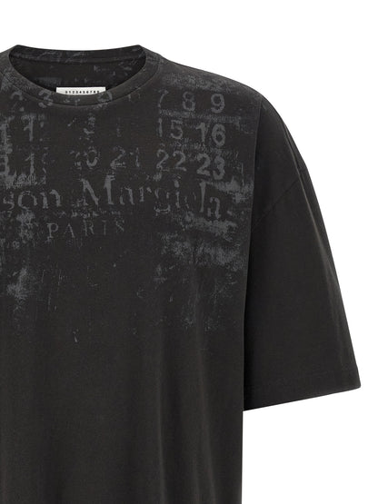 Maison Margiela Black Cotton T-Shirt