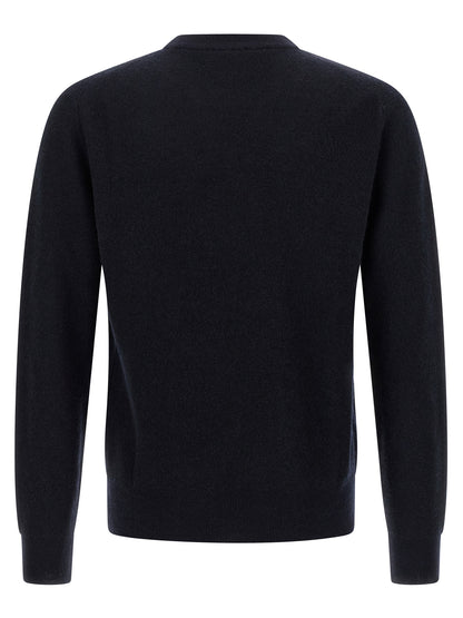 Brioni Blue Cashmere Cardigan