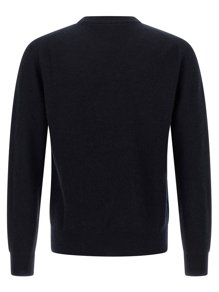 Brioni Blue Cashmere Cardigan
