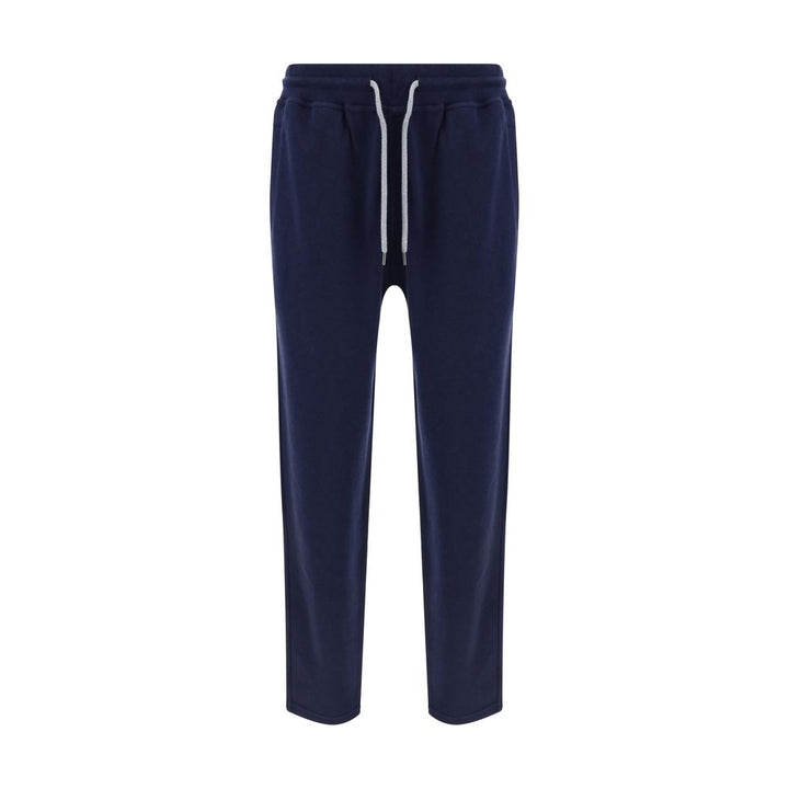 Brunello Cucinelli Blue Cotton Joggers (Workout Pants)