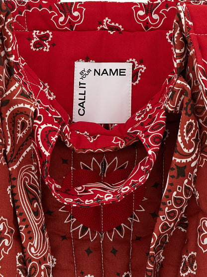 CALL IT BY YOUR NAME Red Cotton Tote Bag