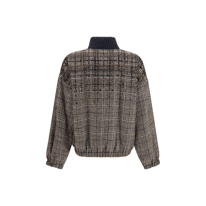 Brunello Cucinelli Beige Polyamide Full-Length Jacket