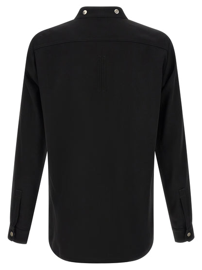 Rick Owens Black Cotton Blouse