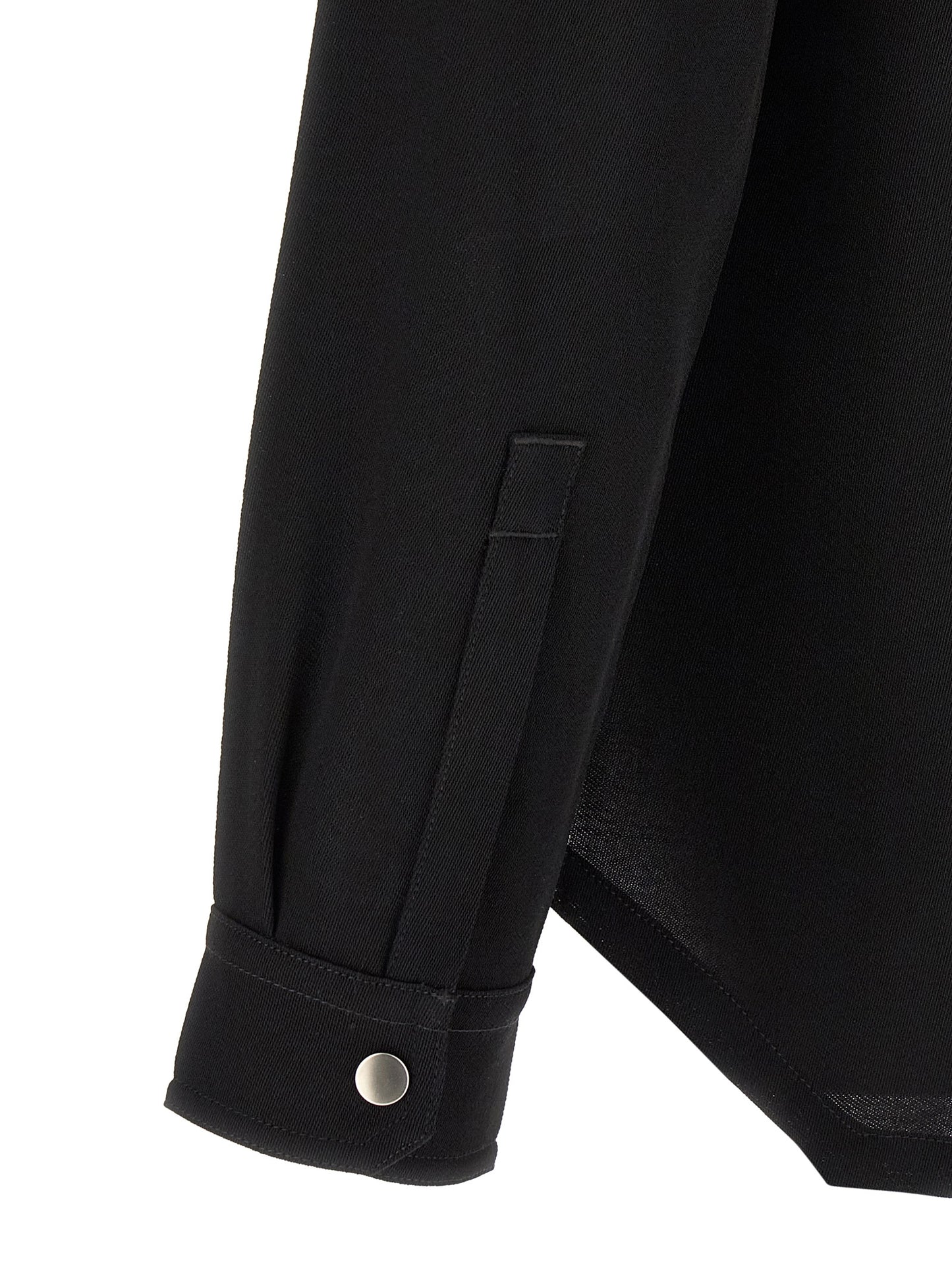 Rick Owens Black Cotton Blouse
