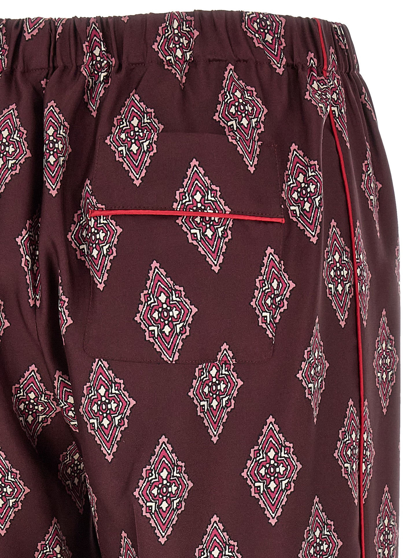 F.R.S. - FOR RESTLESS SLEEPERS Multicolor Silk Casual Pants
