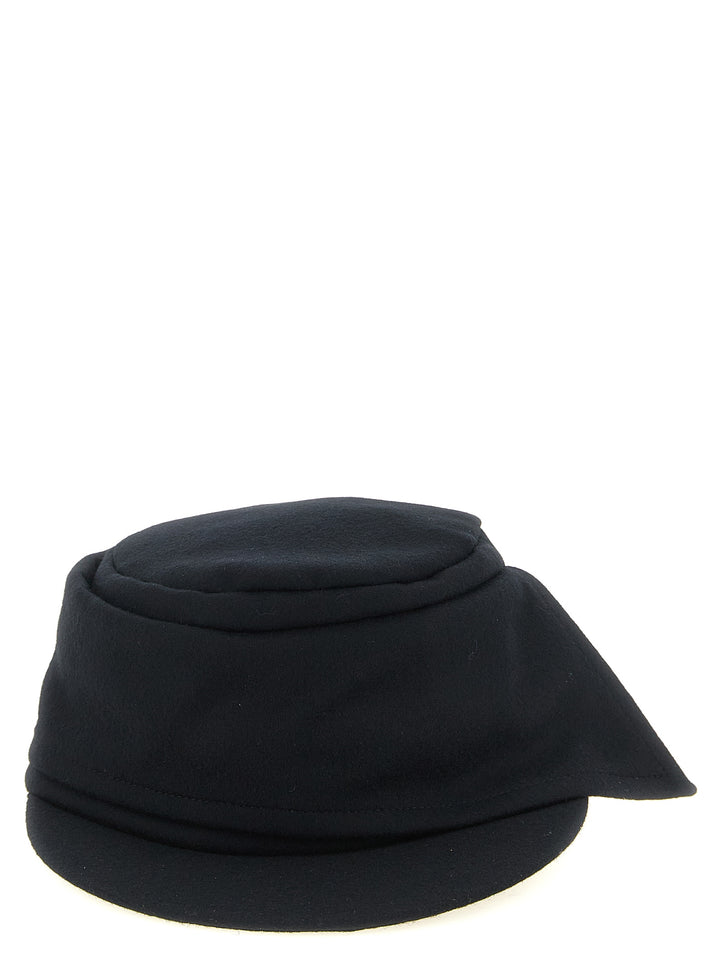 Yohji Yamamoto Black Polyamide Cap (Baseball Hat)