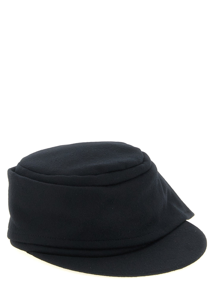 Yohji Yamamoto Black Polyamide Cap (Baseball Hat)