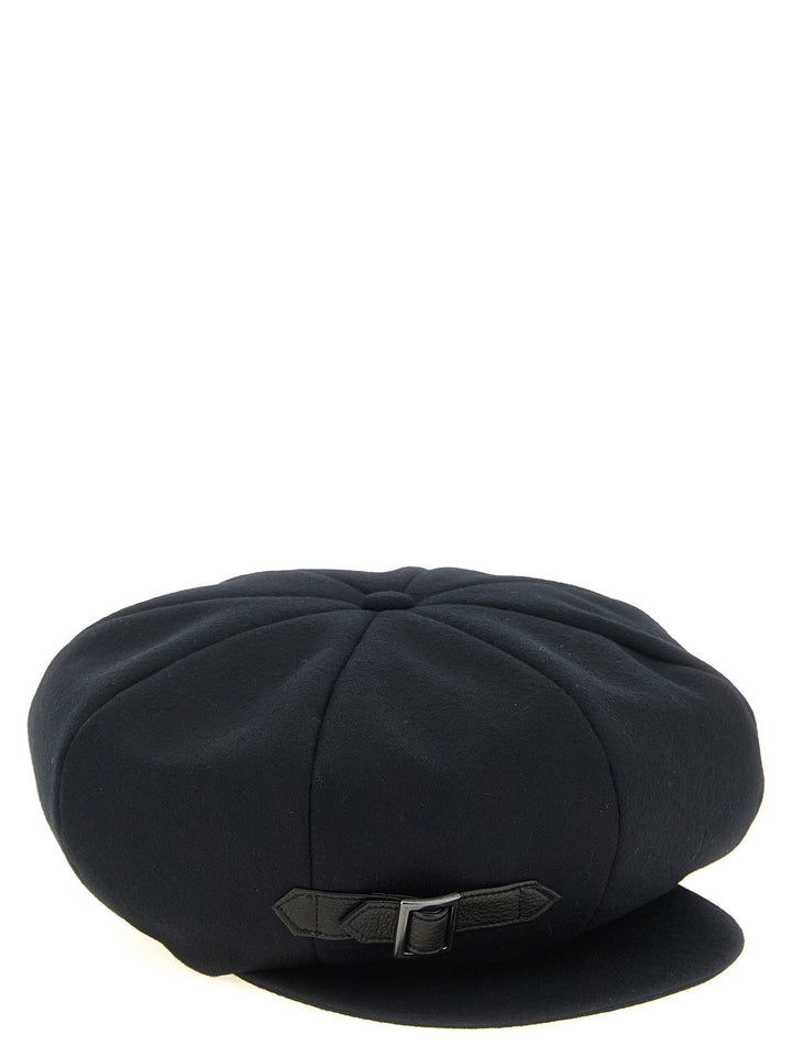 Yohji Yamamoto Black Polyamide Cap (Baseball Hat)